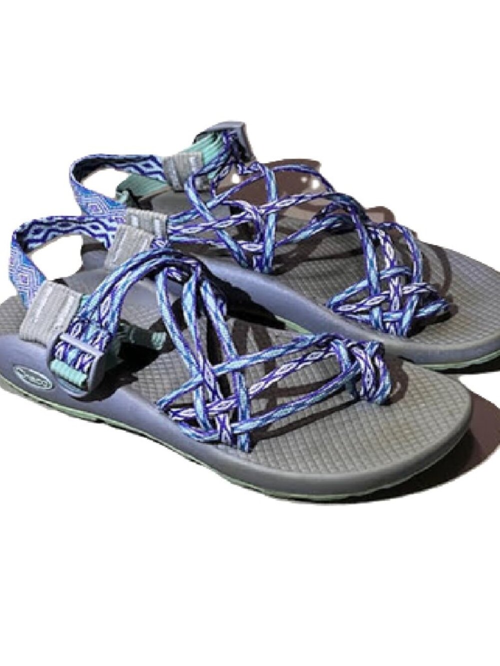 Chaco ZX/2 Women's Water Sandals Gray/Blue US 8 BM1